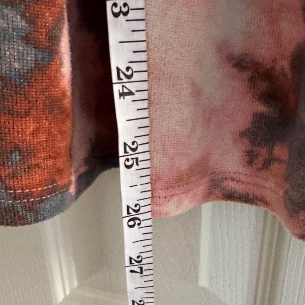 Kim & Cam Tie-Dye Peplum Tunic Top – Women’s Small - Picture 3 of 7